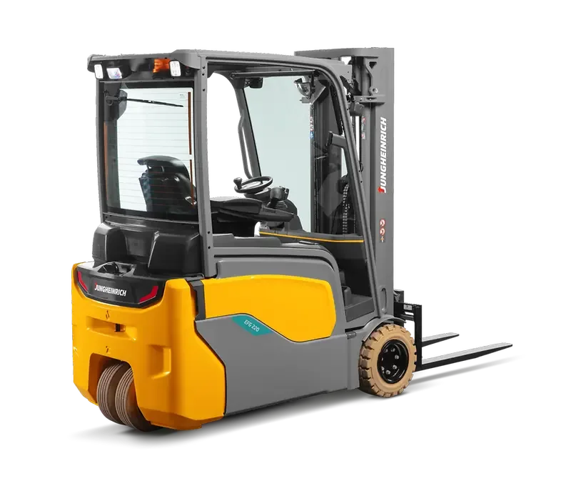 Jungheinrich EFG 220, illustrating the EFG electric forklift range